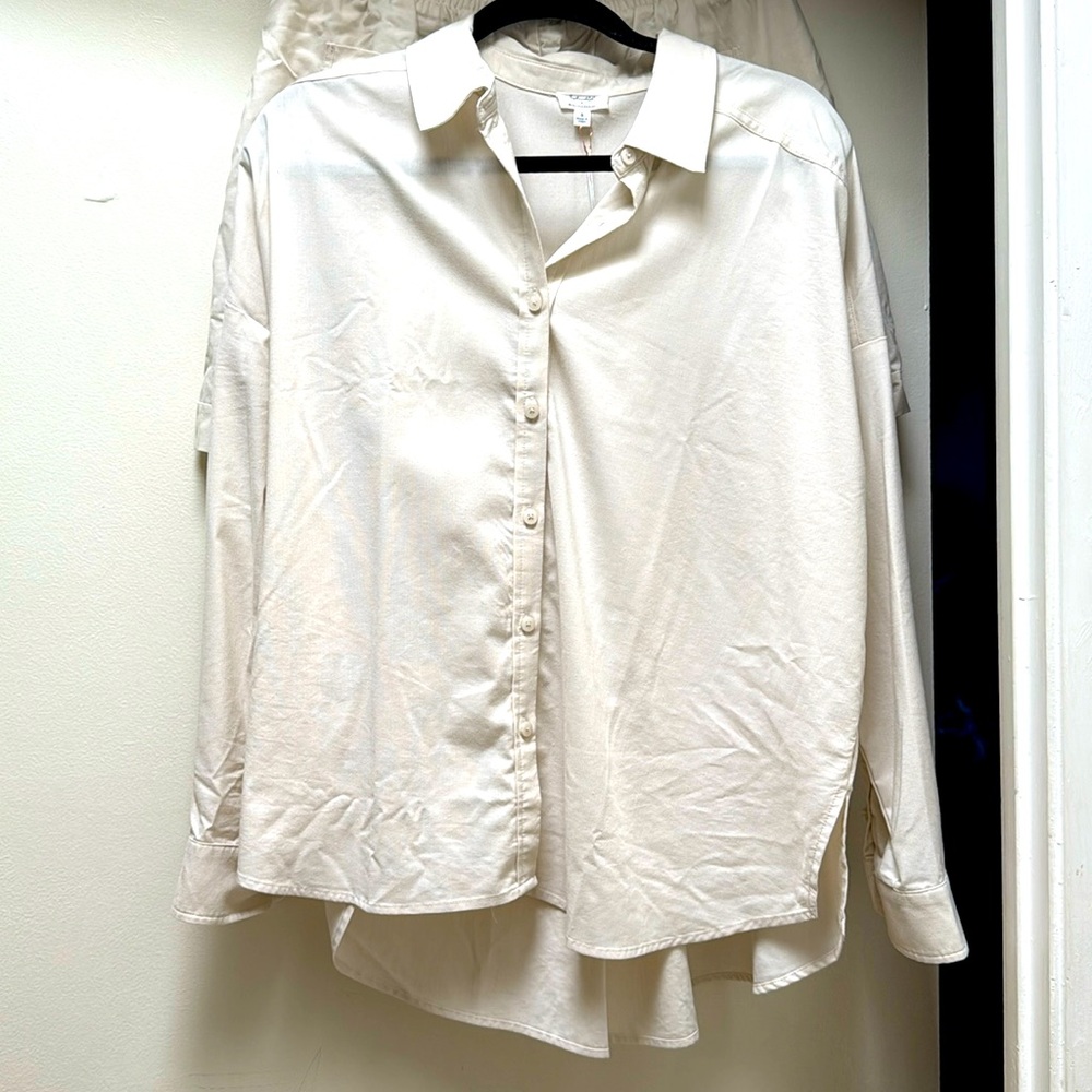Splendid x @cellajaneblog long sleeve button down  shirt